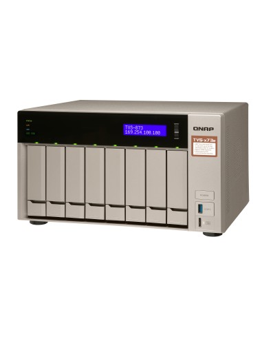 QNAP TVS-873E NAS Tower Collegamento ethernet LAN Grigio RX-421BD