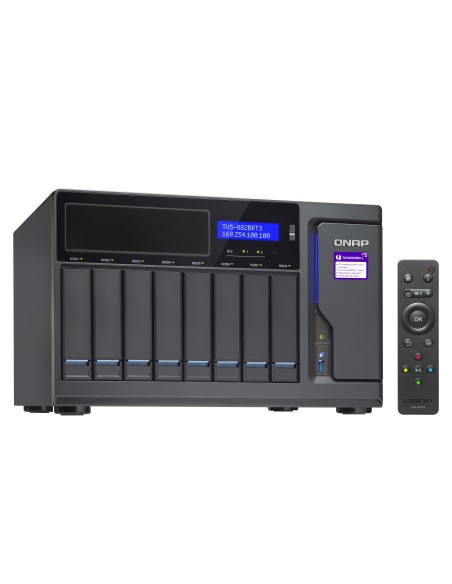 QNAP TVS-882BRT3 NAS Desktop Collegamento ethernet LAN Nero i7-7700