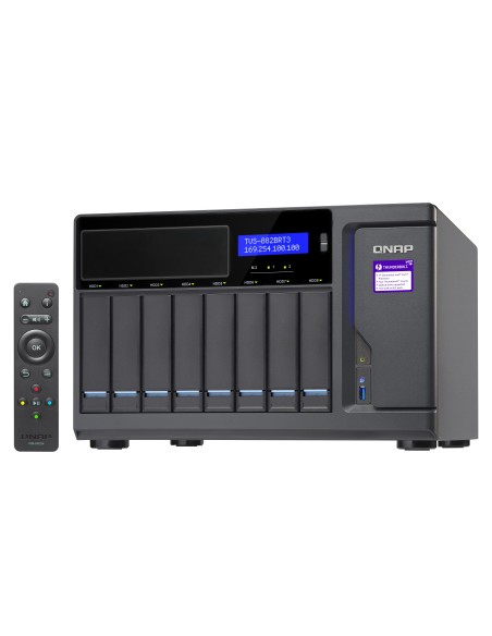 QNAP TVS-882BRT3 NAS Desktop Collegamento ethernet LAN Nero i7-7700