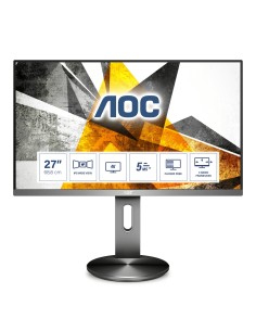 AOC 90 Series U2790PQU Monitor PC 68,6 cm (27") 3840 x 2160 Pixel 4K Ultra HD LED Grigio