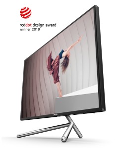 AOC U32U1 Monitor PC 80 cm (31.5") 3840 x 2160 Pixel 4K Ultra HD LED Nero, Argento 2