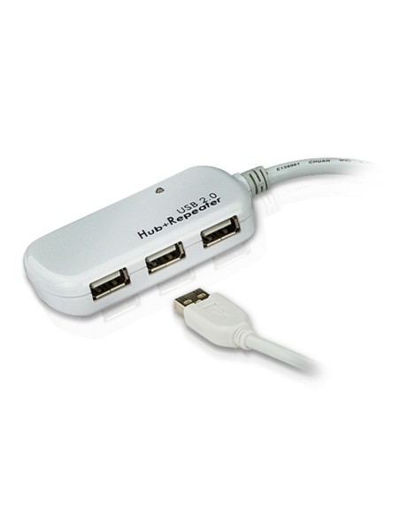 ATEN Cavo extender USB 2.0 da 12 m a 4 porte (Collegamento a margherita fino a 60 m)