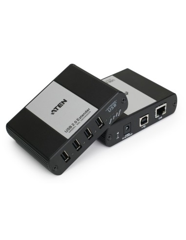 ATEN UEH4002 moltiplicatore AV Trasmettitore e ricevitore AV Nero