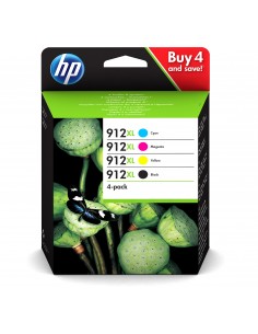 HP Inc HP 912XL HIGH YIELD C M Y K 4-PACK 912XL 3YP34AE 0193424057139 MATERIALE DI CONSUMO