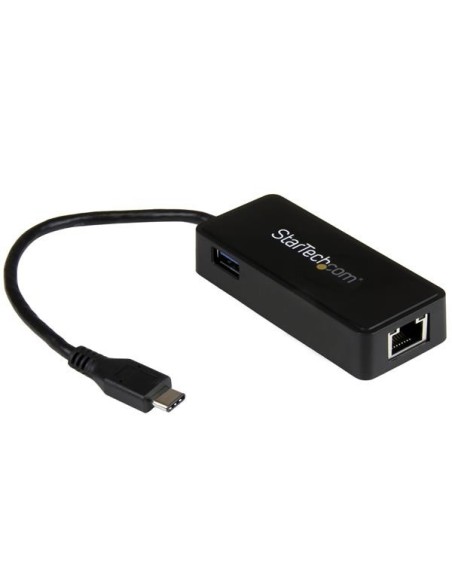 StarTech.com Adattatore di rete USB-C a RJ45 Gigabit Ethernet con porta USB-A supplementare - USB 3.1 Gen 1 - (5 Gb s)