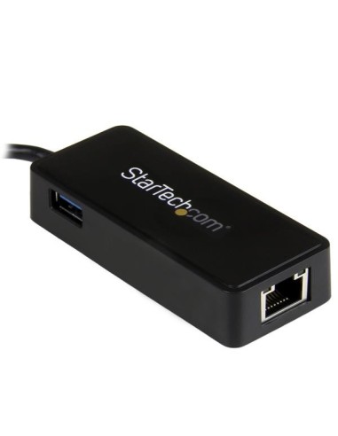 StarTech.com Adattatore di rete USB-C a RJ45 Gigabit Ethernet con porta USB-A supplementare - USB 3.1 Gen 1 - (5 Gb s)