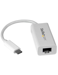 StarTech.com Adattatore di rete USB-C a RJ45 Gigabit Ethernet - USB 3.1 Gen 1 - (5 Gbps) - Bianco