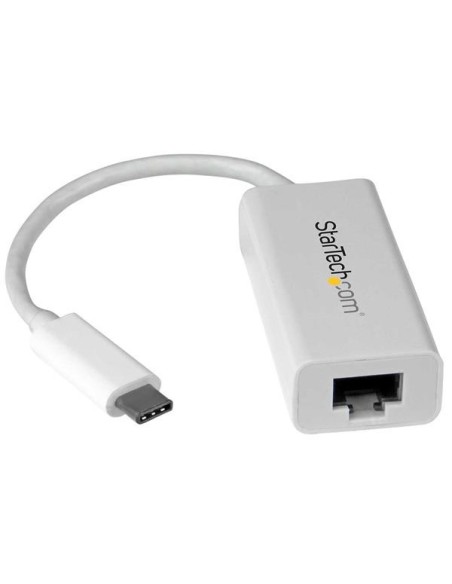 StarTech.com Adattatore di rete USB-C a RJ45 Gigabit Ethernet - USB 3.1 Gen 1 - (5 Gbps) - Bianco
