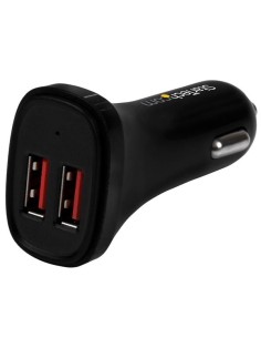 StarTech.com Caricatore da Auto con doppia porta USB - 24W 4.8A - Nero