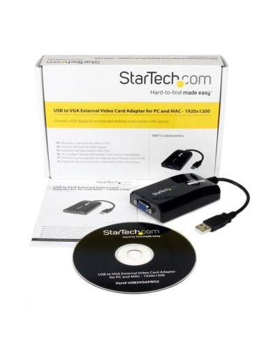StarTech.com Adattatore USB a VGA - Scheda grafica video esterna USB per PC e MAC- 1920x1200