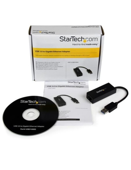 StarTech.com Adattatore USB 3.0 a Ethernet Gigabit (RJ45) - Scheda di rete NIC LAN Esterna USB3.0 a Ethernet 10 100 1000 Mbps -