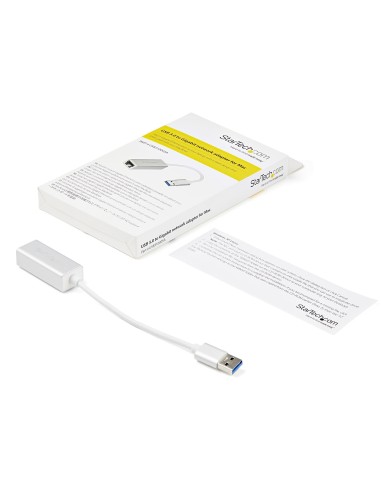 StarTech.com Adattatore di rete USB 3.0 a Ethernet Gigabit - Argento