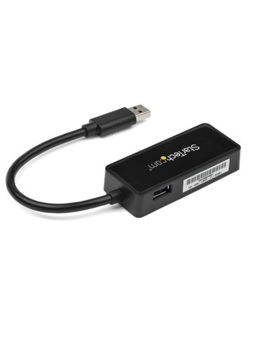 StarTech.com Adattatore USB 3.0 a Ethernet Gigabit NIC con porta USB - Nero