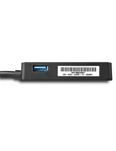 StarTech.com Adattatore USB 3.0 a Ethernet Gigabit NIC con porta USB - Nero