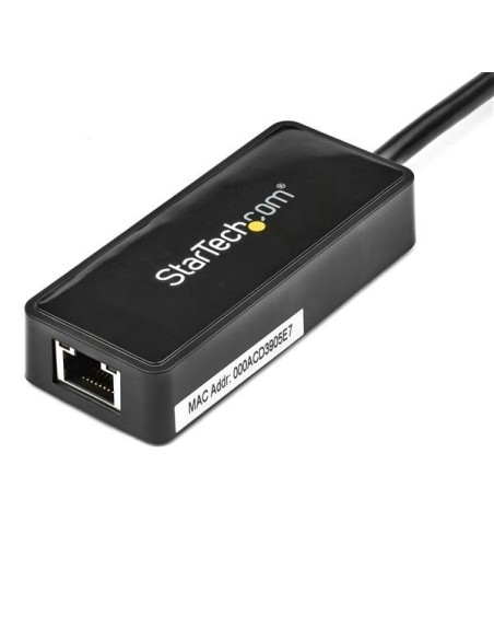 StarTech.com Adattatore USB 3.0 a Ethernet Gigabit NIC con porta USB - Nero