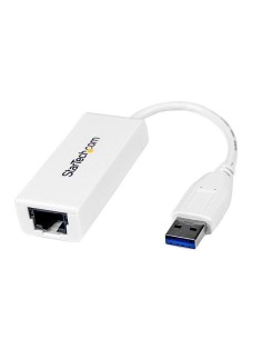 StarTech.com Adattatore di rete NIC USB 3.0 a Ethernet Gigabit - Bianco