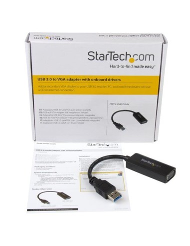 StarTech.com Adattatore Video Esterno USB 3.0 a VGA - Scheda grafica esterna con installazione driver integrato -
