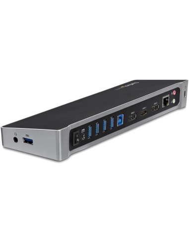 StarTech.com Docking Station replicatore di porte Universale per 3 portatili - video triplo - USB 3.0