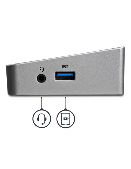 StarTech.com Docking Station replicatore di porte Universale per 3 portatili - video triplo - USB 3.0