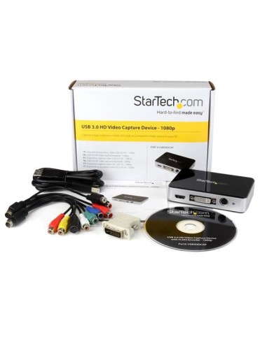StarTech.com Scheda Acquisizione Video Grabber   Cattura video esterna USB 3.0 - HDMI   DVI   VGA   Component HD - 1080p 60fps