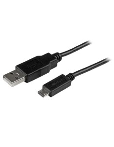 StarTech.com Cavo di sincronizzazione   ricarica USB a Micro USB - Cavo slim per Smartphone A a Micro B -15cm