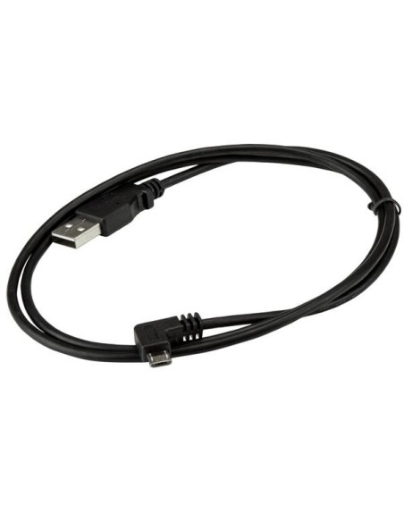 StarTech.com Cavo di ricarica e sincronizzazione micro USB da 1 m - USB-A a Micro B ad angolo destro - M M - 0,25mm²