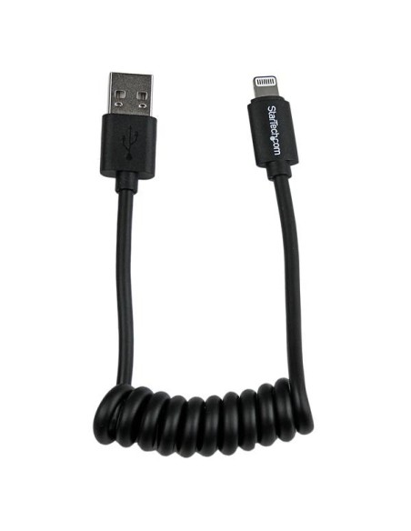 StarTech.com Cavo da Lightning a USB a spirale da 0,3 m - Cavo di ricarica Lightning per iPhone   iPad   iPod - Certificato
