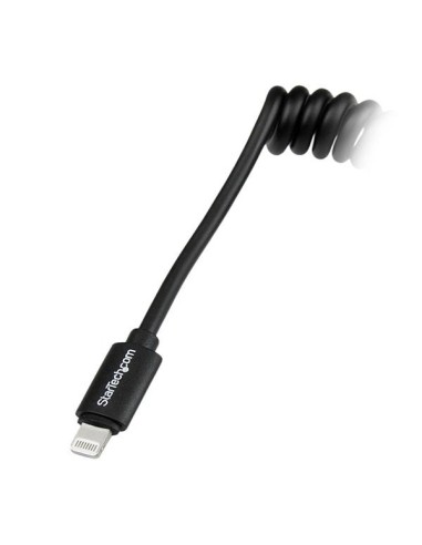 StarTech.com Cavo da Lightning a USB a spirale da 0,3 m - Cavo di ricarica Lightning per iPhone   iPad   iPod - Certificato