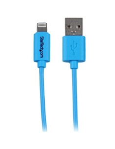 StarTech.com Cavo USB Apple a connettore Lightning da 8 pin per ricarica iPhone 5   Ipad air   Ipod da 1m - blu