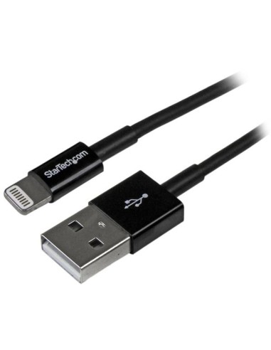 StarTech.com Cavo Apple Lightning 8-pin a USB di tipo Slim per iPhone   iPod   iPad da 1m Nero - Cavo di