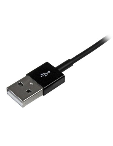 StarTech.com Cavo Apple Lightning 8-pin a USB di tipo Slim per iPhone   iPod   iPad da 1m Nero - Cavo di