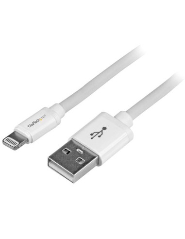 StarTech.com Cavo lungo connettore lightning a 8 pin Apple bianco da 2 m a USB per iPhone   iPod   iPad