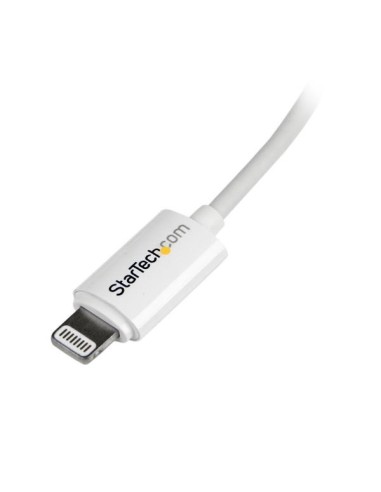 StarTech.com Cavo lungo connettore lightning a 8 pin Apple bianco da 2 m a USB per iPhone   iPod   iPad