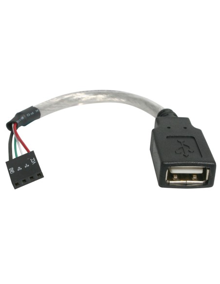 StarTech.com Cavo USB 2.0 15 cm - USB A femmina a collettore scheda madre USB 4 pin F F
