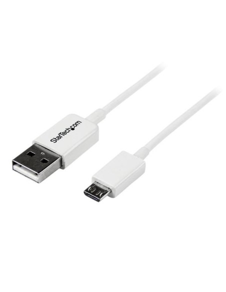 StarTech.com Cavo micro USB bianco 1 m - A a Micro B