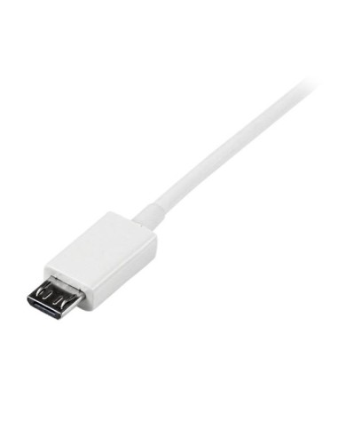 StarTech.com Cavo micro USB bianco 2 m - A a Micro B