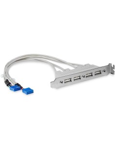StarTech.com Adattatore piastra slot USB A femmina 4 porte