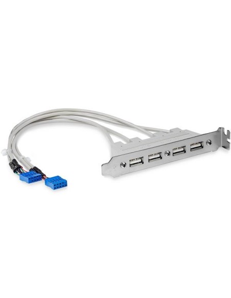 StarTech.com Adattatore piastra slot USB A femmina 4 porte
