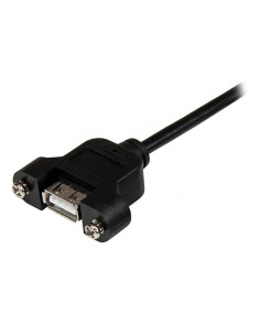 StarTech.com Cavo Prolunga USB 2.0 per montaggio a pannello di Tipo A A Femmina A   Maschio A - 30 cm 2