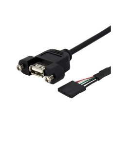 StarTech.com Cavo pannello USB 30 cm - Cavo USB A a collettore scheda madre F F