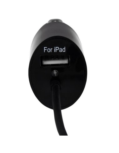 StarTech.com Caricatore da auto a doppia presa con cavo Micro-USB piu porta USB - Alta potenza ( 21 Watt   4.2A ) - Nero