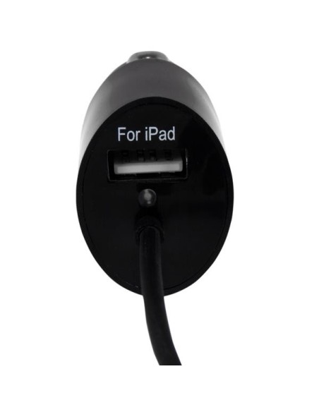 StarTech.com Caricatore da auto a doppia presa con cavo Micro-USB piu porta USB - Alta potenza ( 21 Watt   4.2A ) - Nero