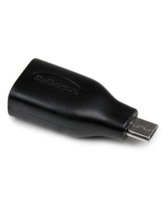 StarTech.com Cavo Adattatore micro USB a USB femmina OTG da viaggio M F 12 cm - Nero