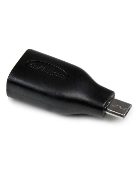 StarTech.com Cavo Adattatore micro USB a USB femmina OTG da viaggio M F 12 cm - Nero