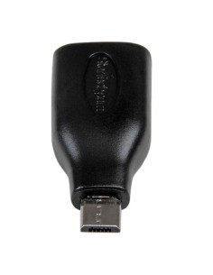 StarTech.com Cavo Adattatore micro USB a USB femmina OTG da viaggio M F 12 cm - Nero 2