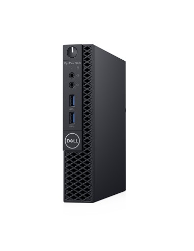 DELL OptiPlex 3070 DDR4-SDRAM i3-9100T MFF Intel® Core™ i3 8 GB 256 GB SSD Windows 10 Pro Mini PC Nero