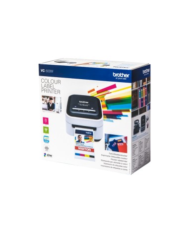Brother VC-500W stampante per etichette (CD) ZINK (Zero-Ink) A colori 313 x 313 DPI CZ