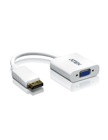 ATEN Displayport VGA adapter VGA (D-Sub) Bianco
