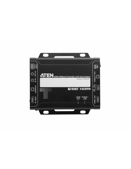 ATEN VE814A moltiplicatore AV Trasmettitore e ricevitore AV Nero