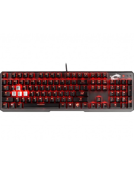 MSI VIGOR GK60 tastiera USB QWERTY Nero